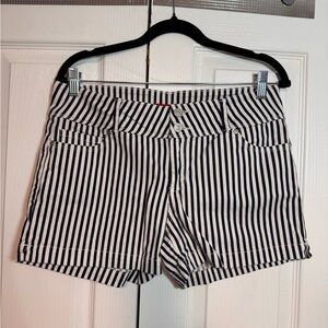 Guess black and white pinstripe size 29 summer shorts